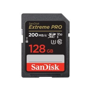 Memoria SD SanDisk de 128GB