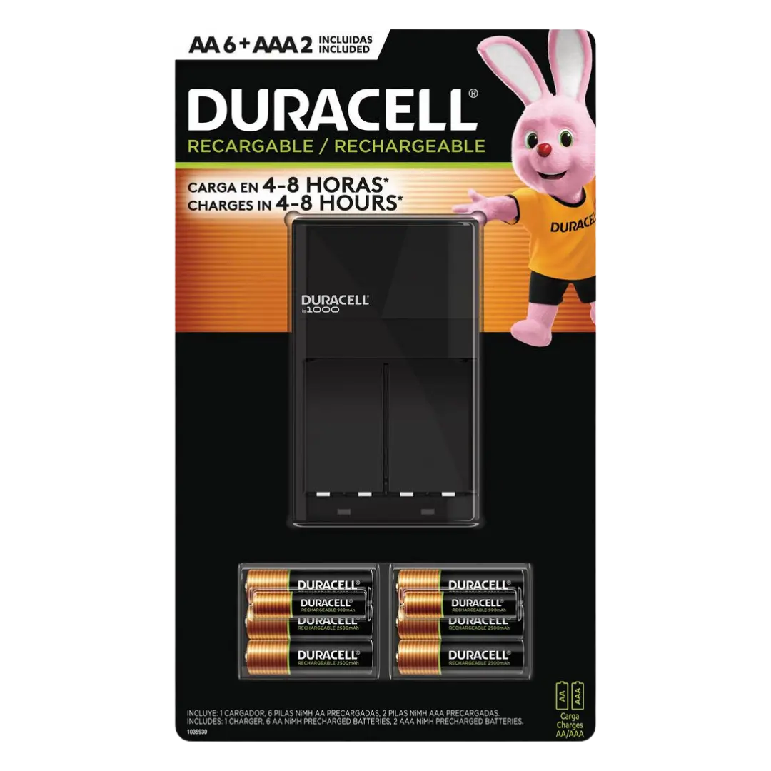 Baterías recargables Duracell AA