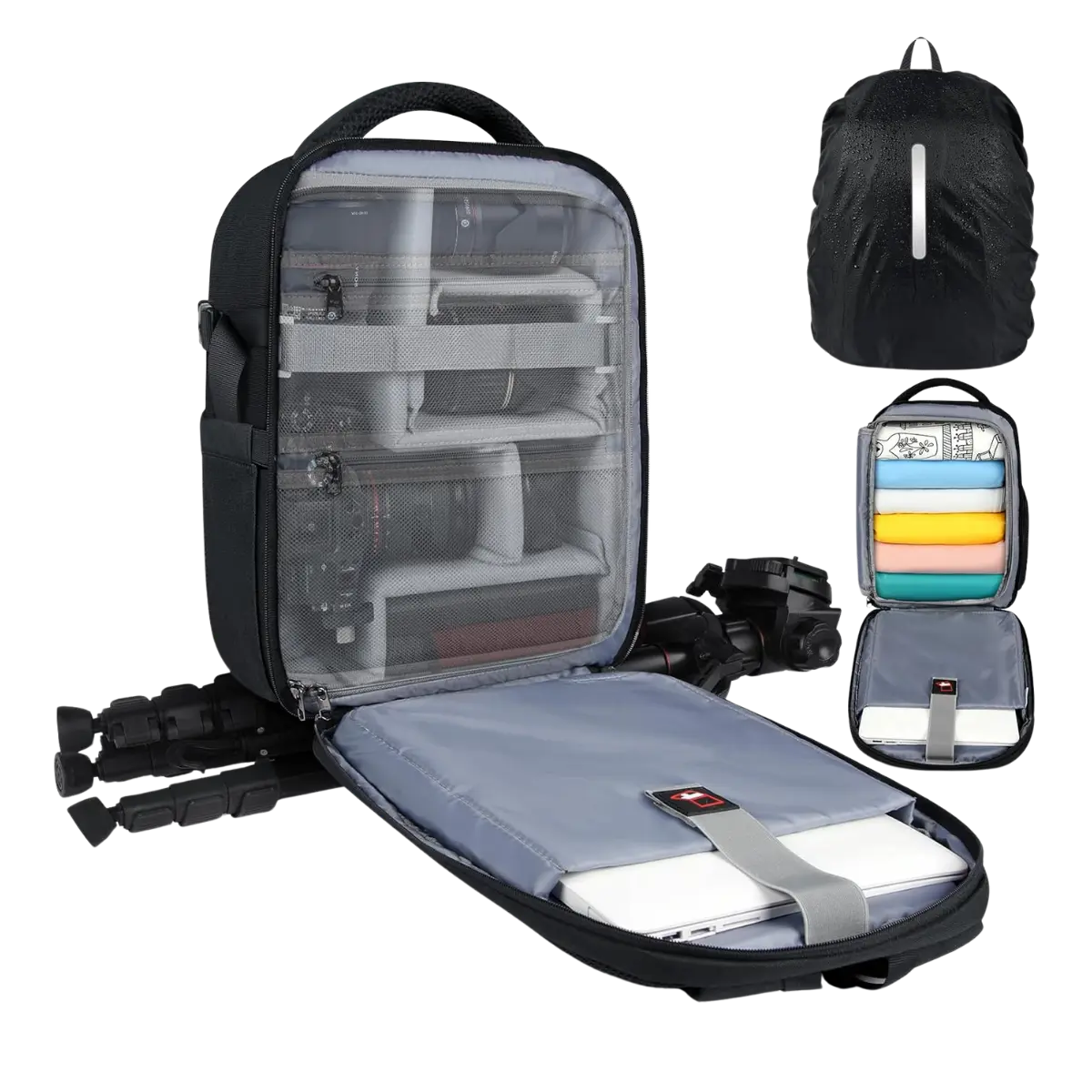 Mochila para cámara y computadora de 15.6"