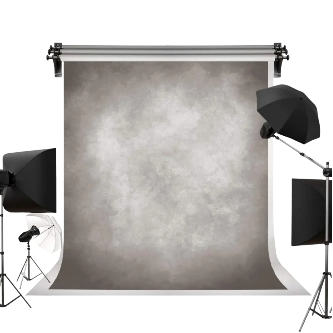Tela para fotografía color gris