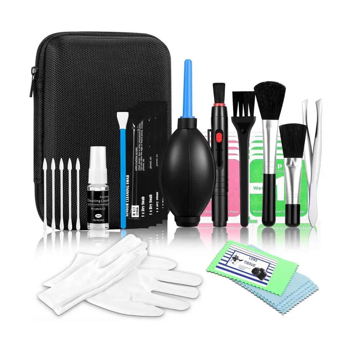Kit de limpieza para cámaras y lentes